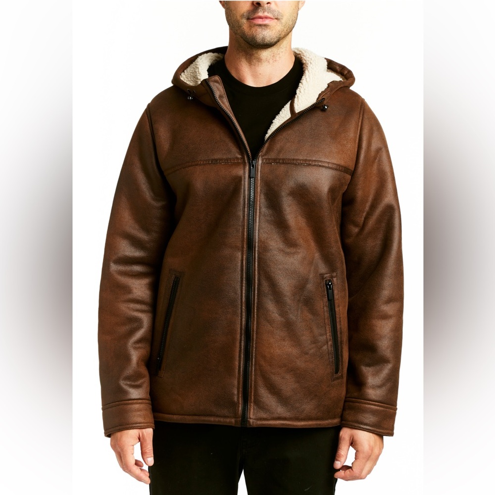 RAINFOREST Men's Brown bomber Jacket